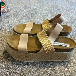 Size 9 Steve Madden Platform Sandals